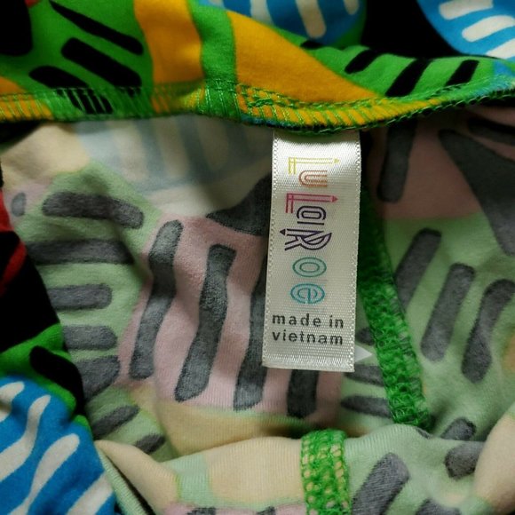 NWOT LulaRoe One Size Leggings  Womens Size 0-12  OS Stretch Pants Multicolor - Picture 4 of 6